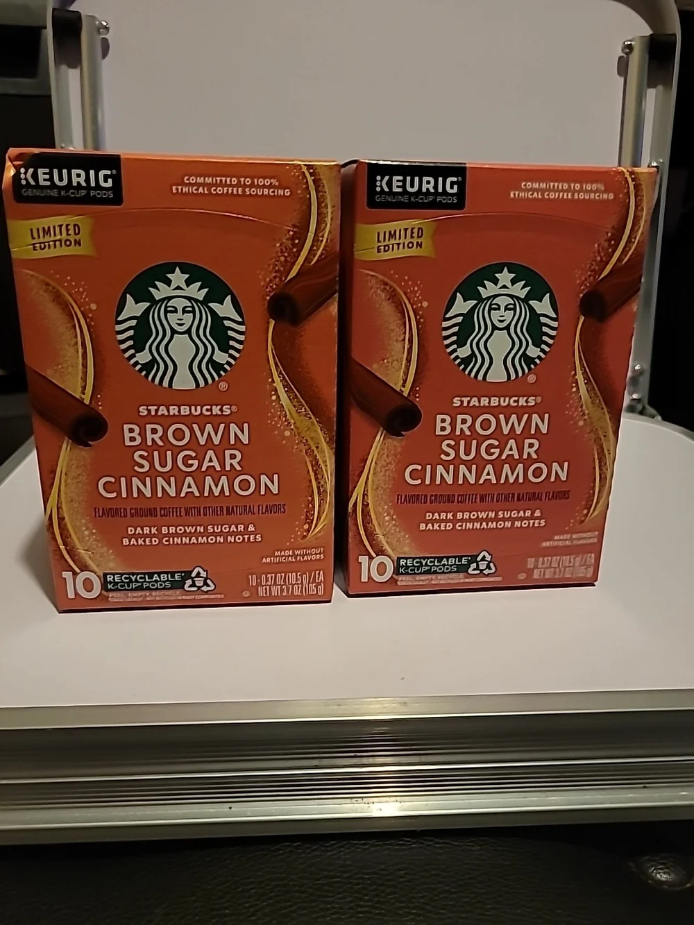 Starbucks two boxes